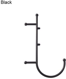 Diepe Druk Massage Tool Body Massager Trigger Punt Zelf Massage Stok Body Muscle Relief Back Massager Thera Cane zwart