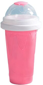Diepgevroren Smoothies Cup Zelfgemaakte Milkshake Fles Slush En Schudden Maker Snelle Koeling Cup Ijs Magic Slushy Maker roos