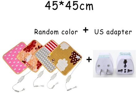 Dier Bed Elektrische Verwarming Pad Stoel Matten Elektrische Voet Warmers Security Heater Zetels Elektrische Deken Pluche Verwarmd randomcolorus