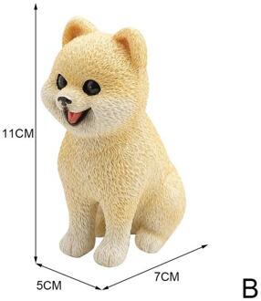 Dier Hars Model Speelgoed Hond Hoge Simulatie Realistische Cartoon Dier Hond Speelgoed Auto Artikelen Voor Home Decoratie Kinderen B