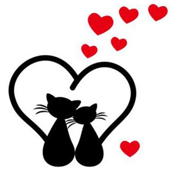 Dier Hart Schakelaar Muursticker Cartoon Pvc Decals Vinyl Thuis Room Window Deur Behang 2