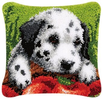 Dier Serie 3D Borduurwerk Diy Klink Haak Kit Tapijt Kussensloop Kussen Borduren Tapijt Kruissteek Spot hond