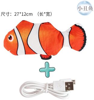 Dierbenodigdheden Elektrische Simulatie Vis Kat Speelgoed Automatisch Tease Kat Speelgoed Spelen Bijten Usb Opladen Met Kattenkruid F