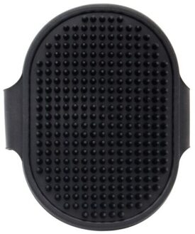 Dierbenodigdheden Huisdier Bad Borstel Hond Borstel Rubber Handschoenen Dier Bad Kam zwart