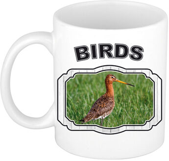 Dieren grutto vogel beker - birds/ vogels mok wit 300 ml - feest mokken