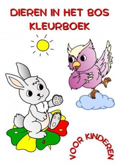 Dieren In Het Bos Kleurboek Voor Kinderen - Maryan Ben