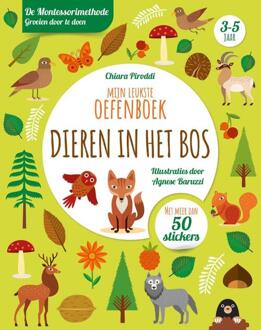 Dieren In Het Bos - Mijn Leukste Oefenboek - Chiara Piroddi