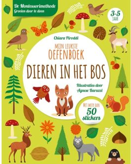 Dieren In Het Bos - Mijn Leukste Oefenboek - Chiara Piroddi