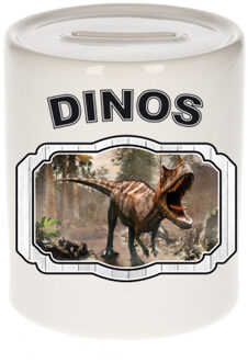 Dieren liefhebber carnotaurus dinosaurus spaarpot - dinosaurussen cadeau - Spaarpotten Multikleur