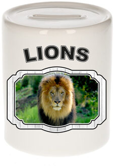 Dieren liefhebber leeuw spaarpot - leeuwen cadeau - Spaarpotten Multikleur