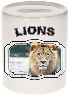 Dieren liefhebber leeuw spaarpot - leeuwen cadeau - Spaarpotten Multikleur