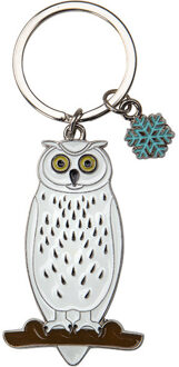 Dieren Sleutelhanger - uil - metaal - 5 cm - Dieren cadeau artikelen - uilen