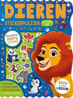 Dieren Stickerplezier activiteitenboek -   (ISBN: 9789036649124)