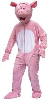 Dierenkostuum Varken Giant Pluche Roze