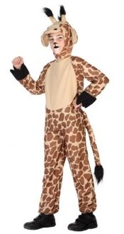 Dierenpak Giraffe Onesie Verkleedset/kostuum Voor Kinderen - Carnavalskleding - Voordelig Geprijsd 128 (7-9 Jaar) Bruin