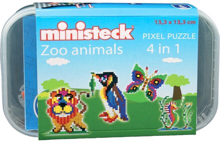 Dierentuin dieren 4-in-1 - 510 stukjes Multikleur