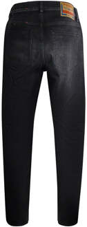 Diesel 1979 Sleeker Zwarte Vervaagde Denim Broek