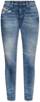 Diesel ‘1984 Slandy-High L.32’ jeans Diesel , Blue , Dames - W26 L32,W27 L32,W28 L32