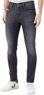 Diesel 2019 D-Strukt jeans met zwarte wassing - 28W/32L