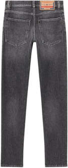 Diesel 2023 D-Finitive vervaagde zwarte jeans