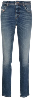 Diesel Babhila Slim-Fit Jeans Diesel , Blue , Dames - W27,W25,W29