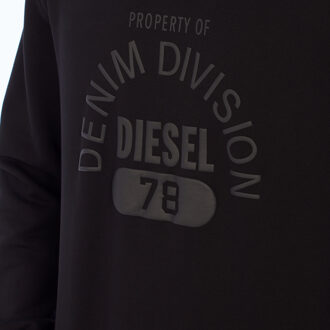 Diesel Bedrukt crewneck sweatshirt A12242-2RIAJH heren Zwart - XL