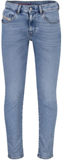 Diesel Blauwe Denim Slim Fit Jeans Diesel , Blue , Heren - W36 L34,W30 L34,W34 L32,W29 L32,W33 L34