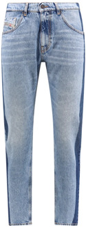 Diesel Blauwe Straight Leg Jeans Diesel , Blue , Heren - W32,W33,W29,W31,W30,W34