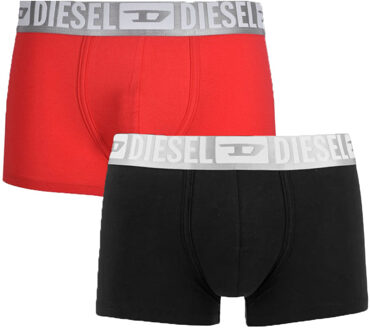Diesel Boxershorts damien 2-pack rood-zwart - L