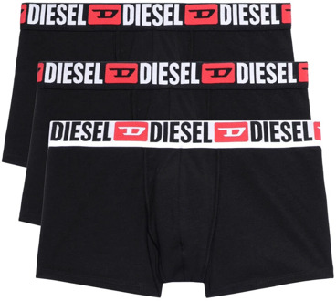 Diesel Boxershorts Set met Stretch Katoen Diesel , Black , Heren - 2Xl,Xl,L,M,S