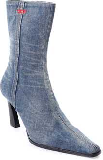 Diesel Boy's Diesel D-Allas Ankle Boots in Denim - maat Blauw