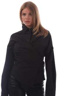 Diesel C-Siz-N1 overhemd voor dames in zwart