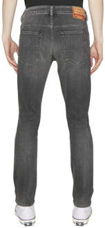 Diesel D-Yennox taps toelopende donkergrijze jeans Grijs - 31W/32L