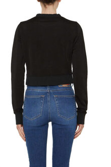 Diesel Dames/Dames Slimmy Crew Hals Sweatshirt (Zwart) - maat