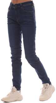 Diesel Dames Diesel 2015 Babhila Skinny-Fit Jeans in Denim Blauw