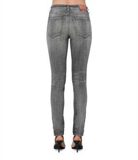 Diesel Dames Diesel 2015 Babhila Skinny-Fit Jeans in Zwart Grijs - maat