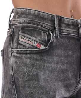 Diesel Dames Diesel 2017 Slandy Super-Skinny-Fit Jeans in Zwart Grijs - maat