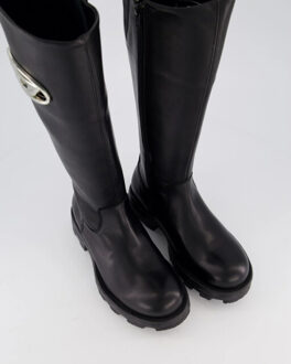 Diesel Dames hammer boots Zwart - 41