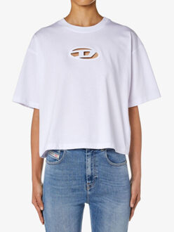 Diesel Dames shirt t-buxt-crop-od wit - XS