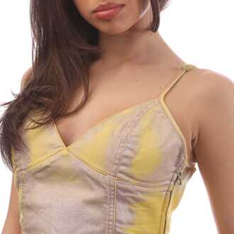 Diesel De-Fulvy tanktop voor dames in geel