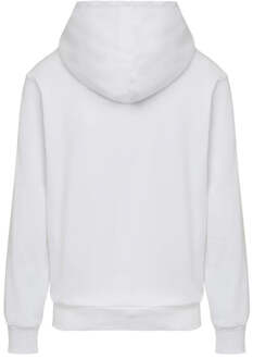 Diesel Denim Division witte hoodie met splitlogo