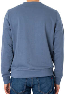 Diesel Distressed Dot-logo blauw sweatshirt - XS