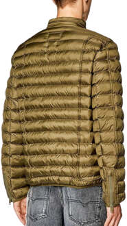 Diesel effen groen gewatteerd jack - maat 2XL