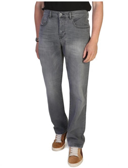 Diesel Effen Kleur Katoenen Jeans voor Mannen Diesel , Gray , Heren - W31,W30,W28,W32
