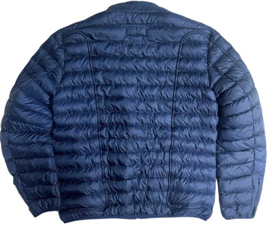 Diesel effen marineblauw gewatteerd jack - maat
