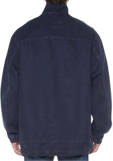 Diesel effen marineblauw jogging-jeans-denimjack - maat