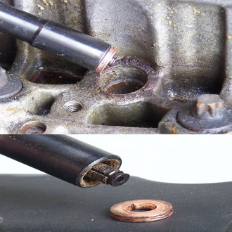 Diesel Fuel Injector Copper Gasket Disassembly Tool Fuel Injector Copper Gasket Remover Fuel Injector Gasket Installation Tool