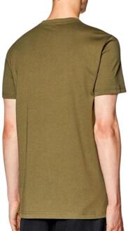 Diesel Heren 1976 Varsity Logo T-Shirt (Ivy Green) - maat Groen