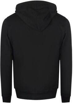 Diesel Heren 1978 Logo Hoodie (Zwart/Rood) - maat S