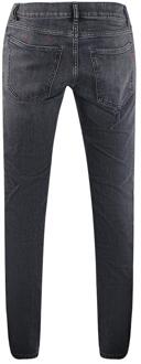 Diesel Heren 2019 D-Strukt Jeans (Vervaagd zwart) Zwart en zilver - 32N